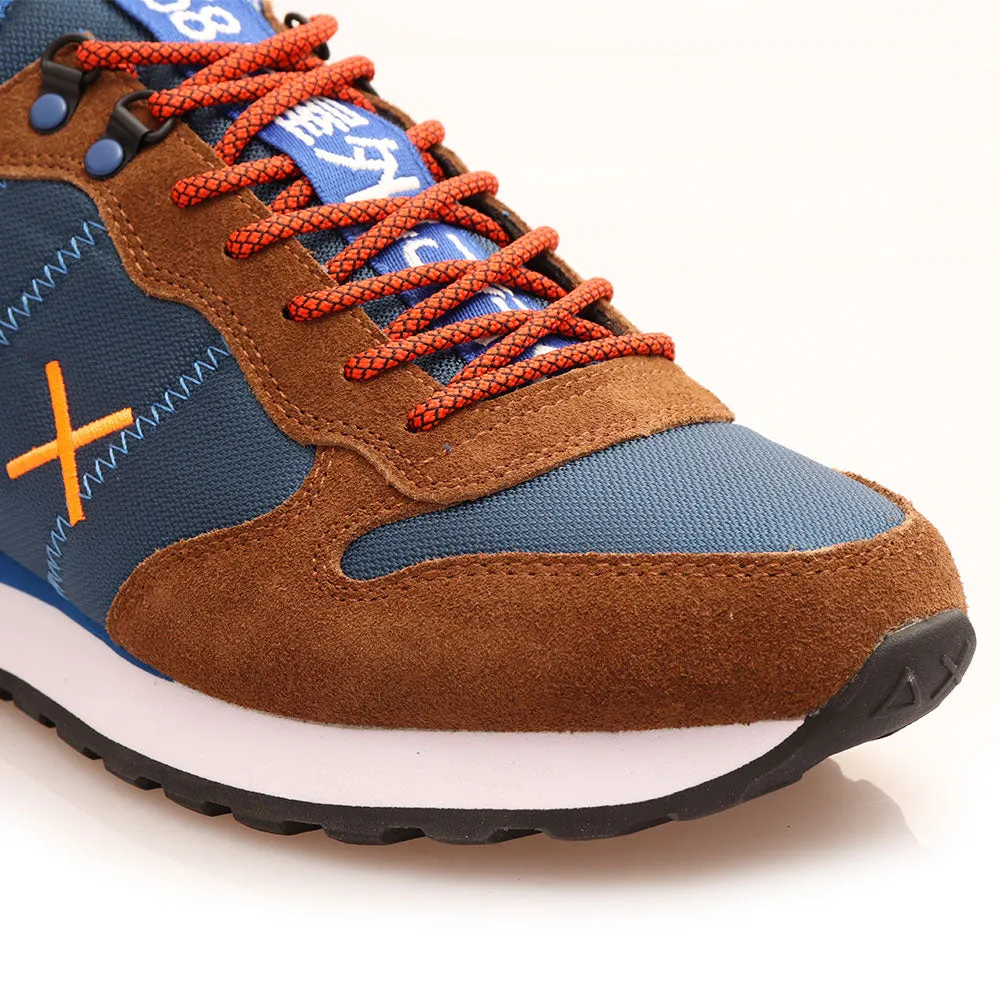 Scarpe Uomo Sun68 Sneakers Tom Goes Camping Colore Navy Blue