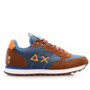 Scarpe Uomo Sun68 Sneakers Tom Goes Camping Colore Navy Blue