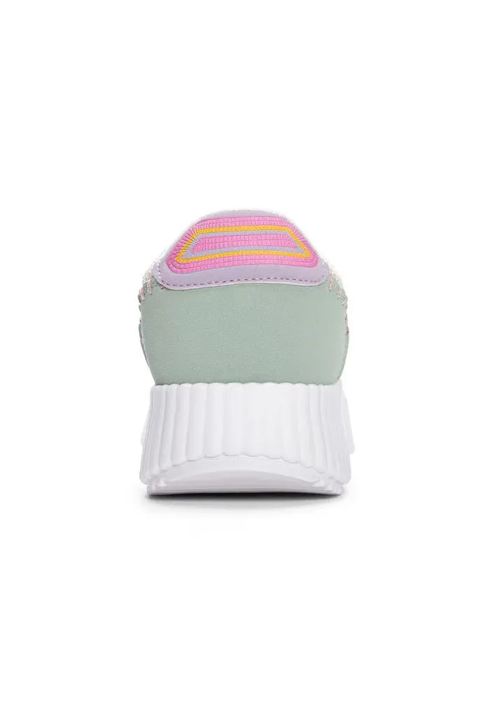 Spirited Mesh Sneaker-Lilac