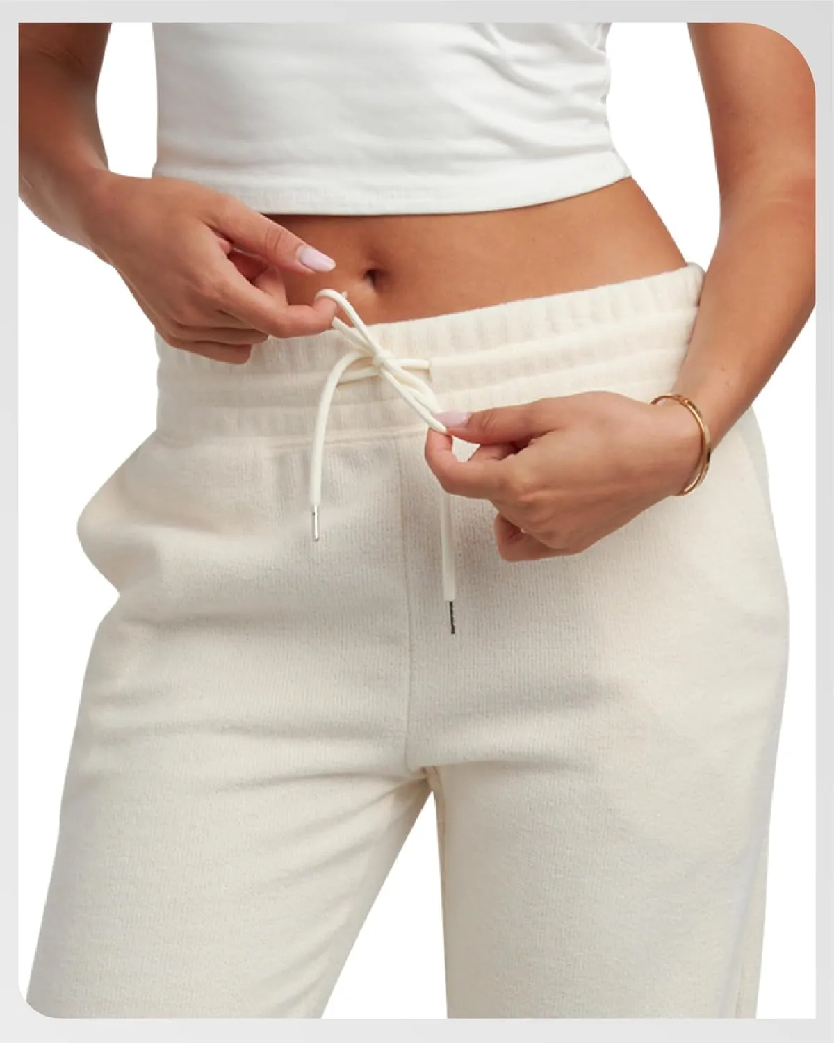 Spyder Women's Wide Leg Pants - Soft Sweater Terry Fleece Casual Sweatpants with Drawstring Waist and Pockets (Sizes: S-XL)