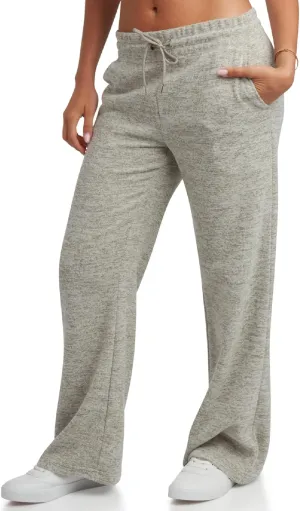 Spyder Women's Wide Leg Pants - Soft Sweater Terry Fleece Casual Sweatpants with Drawstring Waist and Pockets (Sizes: S-XL)