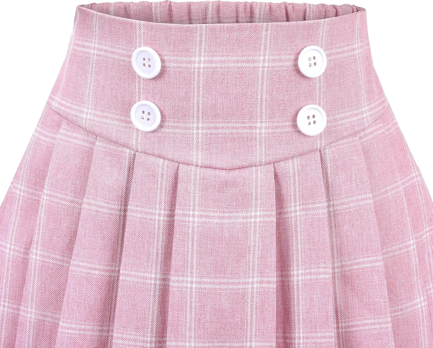 Sunny Fashion Girls Skirt Beige Pleated Bow Tie Back School Uniform Size 6-14