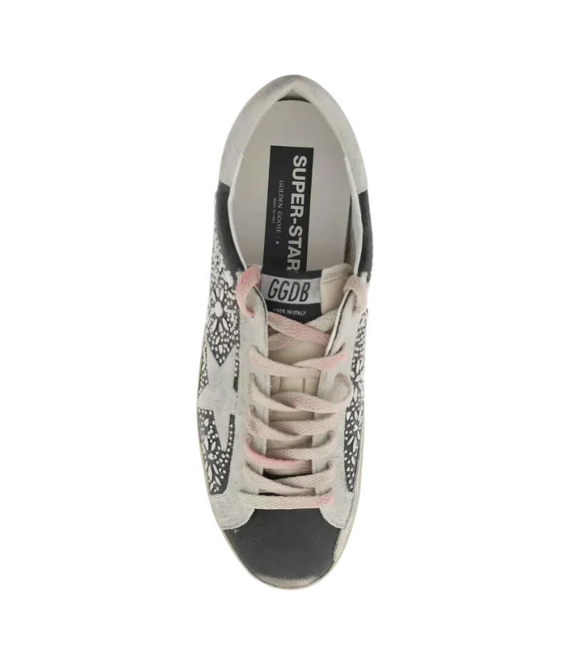 Super Star Sneaker in Black & Ice