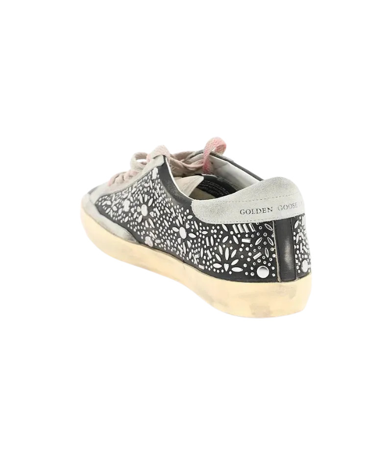 Super Star Sneaker in Black & Ice