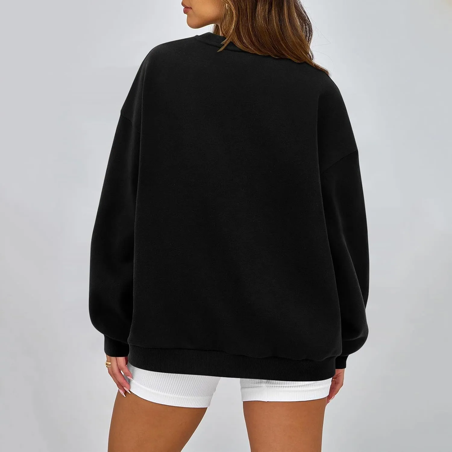 Sweatshirt for Women Fleece Tunic Pullover Plus Size Crewneck Sweatshirts Oversized Hoodies Warm Sweaters