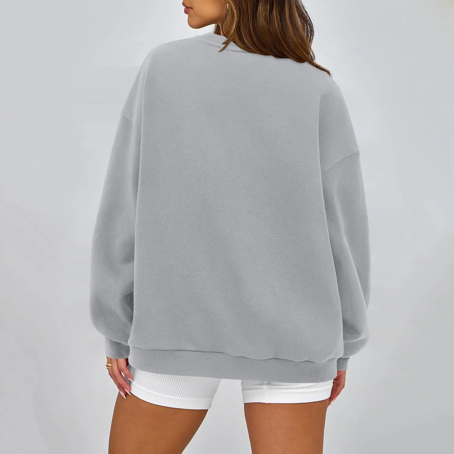Sweatshirt for Women Fleece Tunic Pullover Plus Size Crewneck Sweatshirts Oversized Hoodies Warm Sweaters