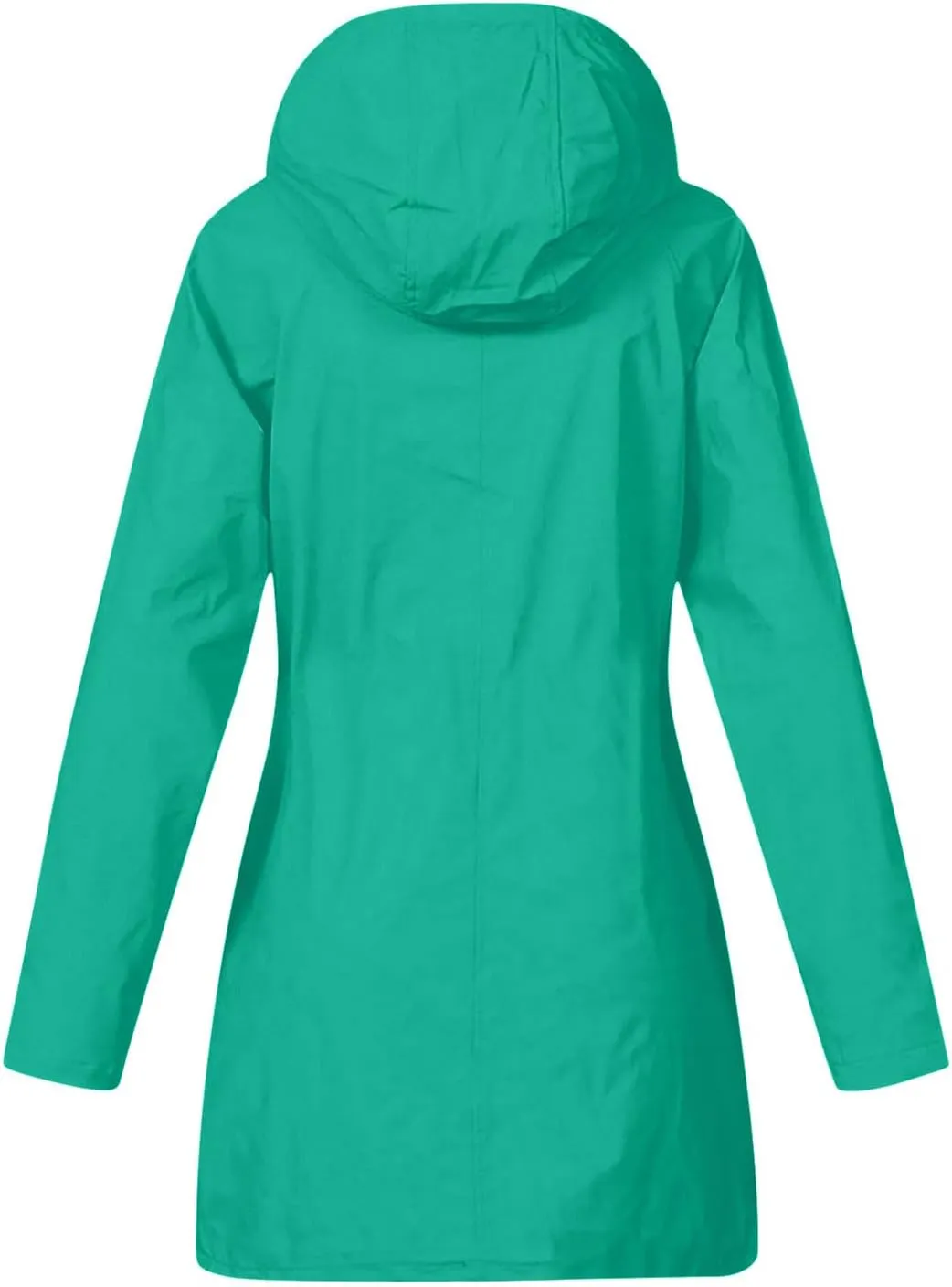 TANGNADE Raincoat for Women Waterproof with Hood Packable Long Hooded Trench Coats Windbreaker Travel Jacket