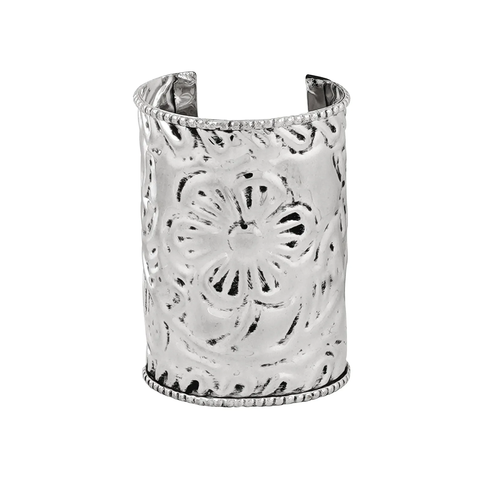 Teejh Keerat Silver Oxidised Bracelet