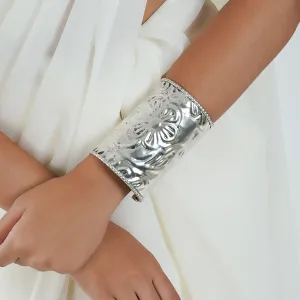 Teejh Keerat Silver Oxidised Bracelet