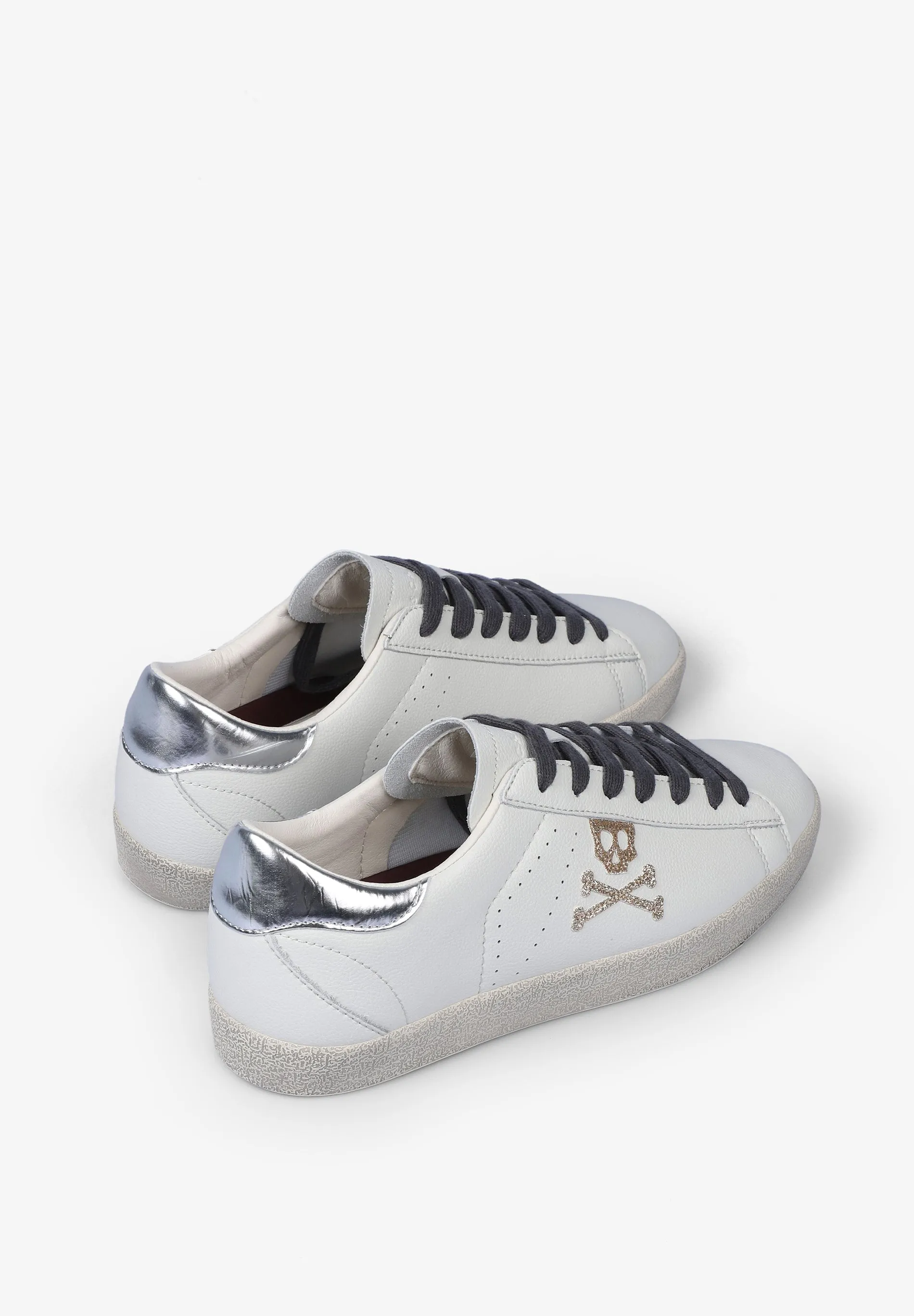 TENIS BAJAS CALAVERA GLITTER