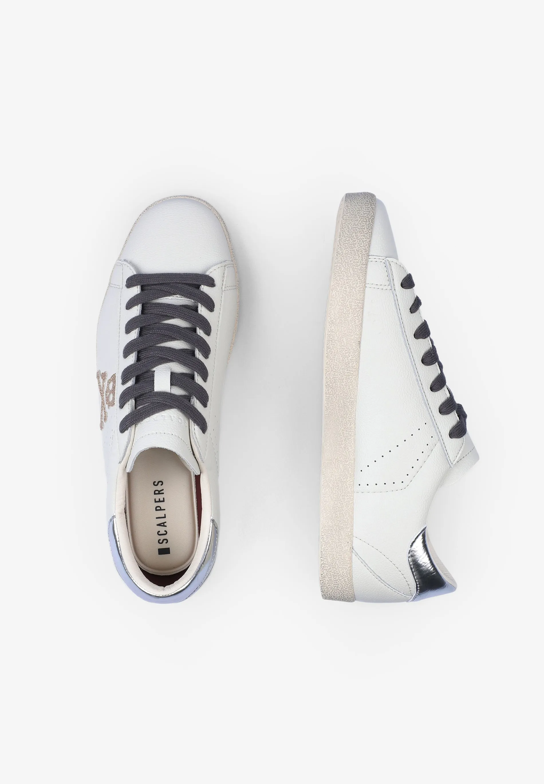 TENIS BAJAS CALAVERA GLITTER