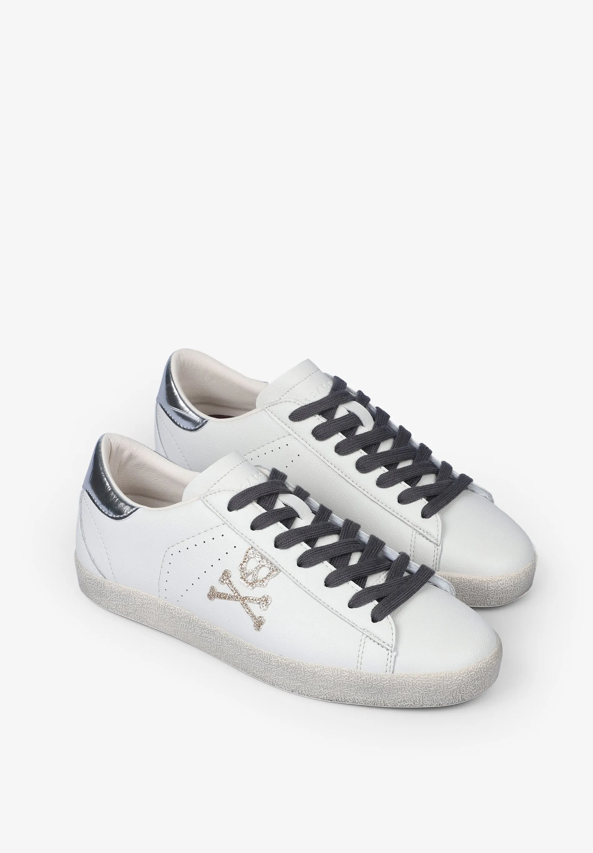 TENIS BAJAS CALAVERA GLITTER