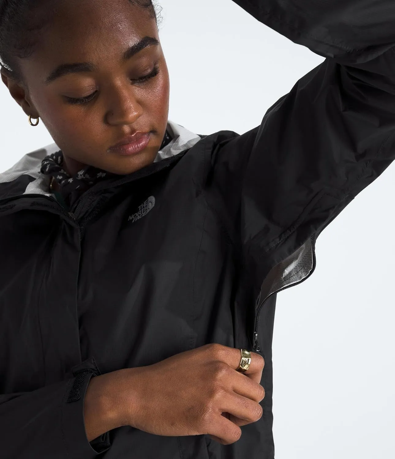 THE NORTH FACE Womens Venture 2 Waterproof Hooded Rain Jacket (Standard and Plus Size)
