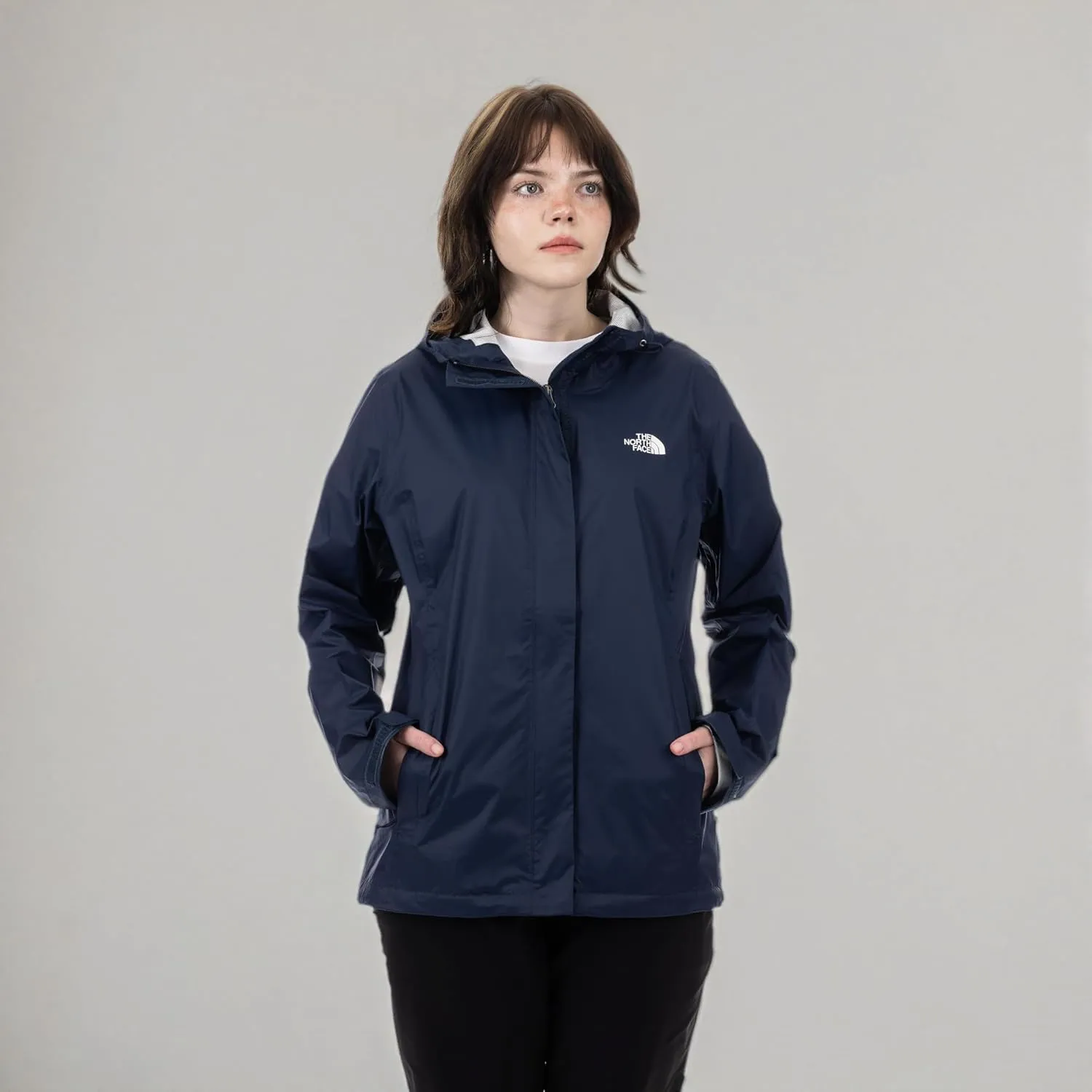 THE NORTH FACE Womens Venture 2 Waterproof Hooded Rain Jacket (Standard and Plus Size)