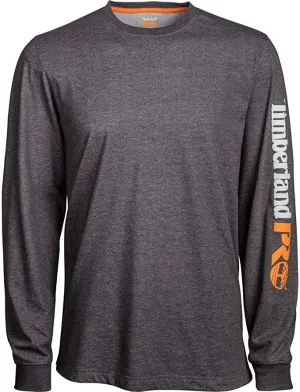 TIMBERLAND PRO LOGO SLEEVE BASE PLATE WICKING T-SHIRT A1HRV