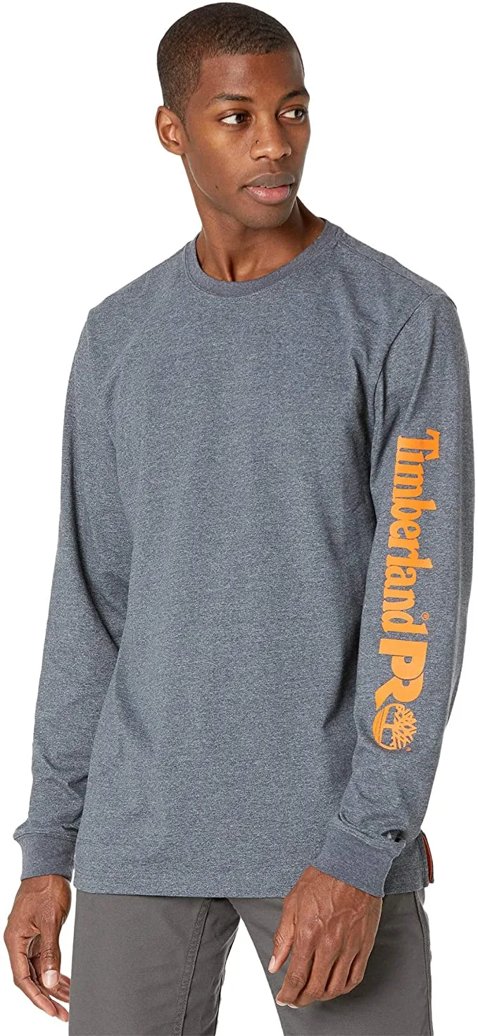TIMBERLAND PRO LOGO SLEEVE BASE PLATE WICKING T-SHIRT A1HRV