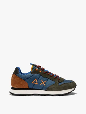 Tom goes camping - Navy/green