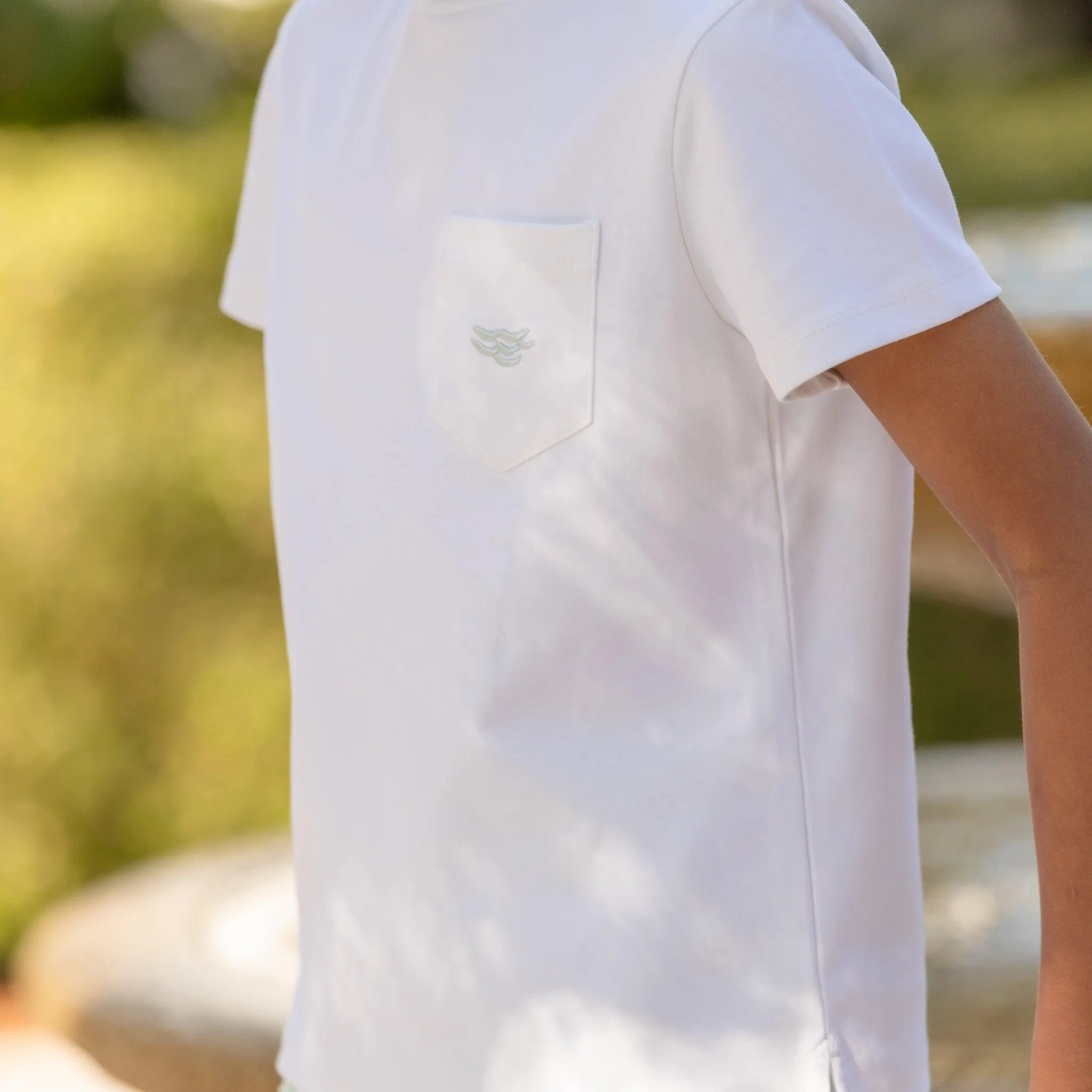 Tucker Tee in Classic White