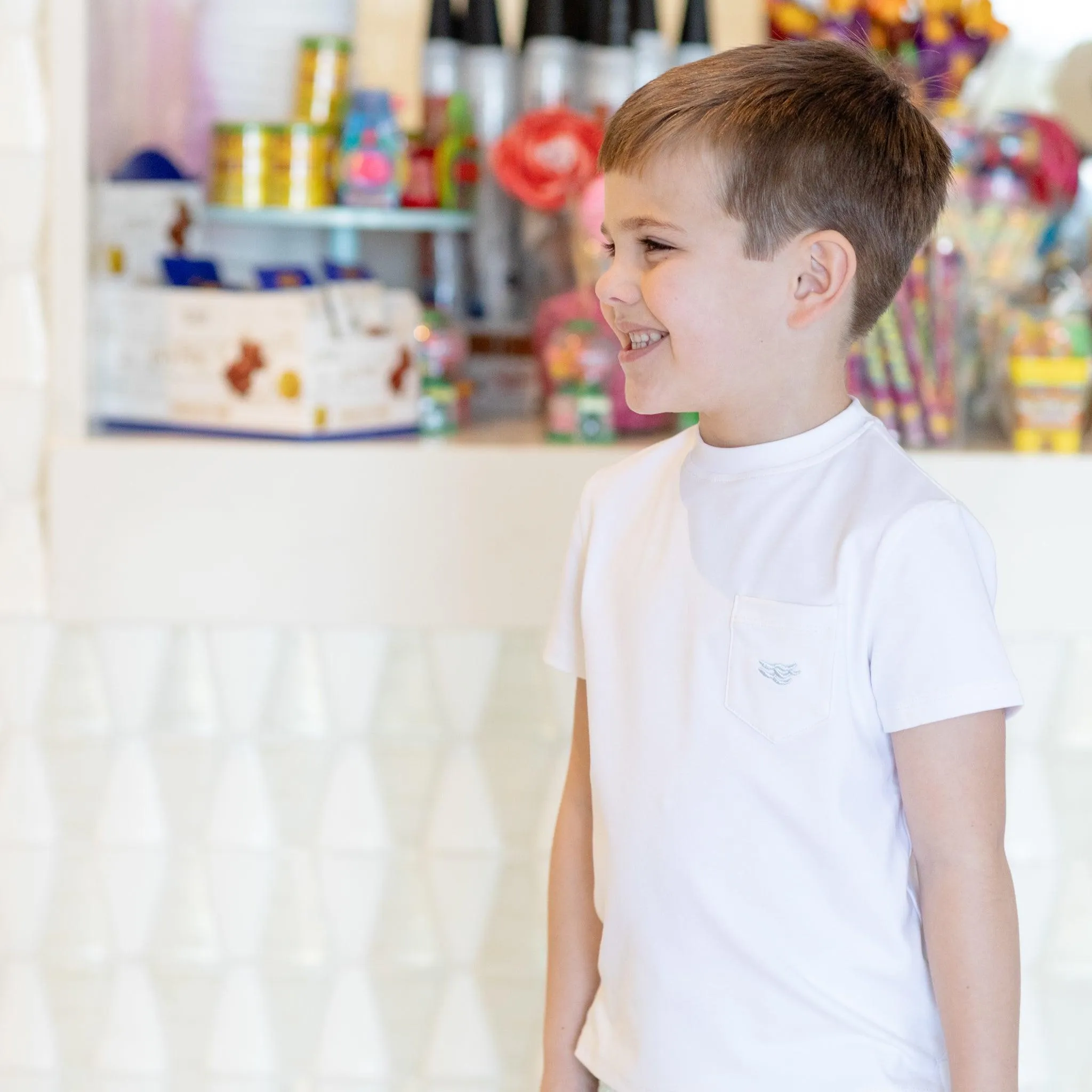 Tucker Tee in Classic White