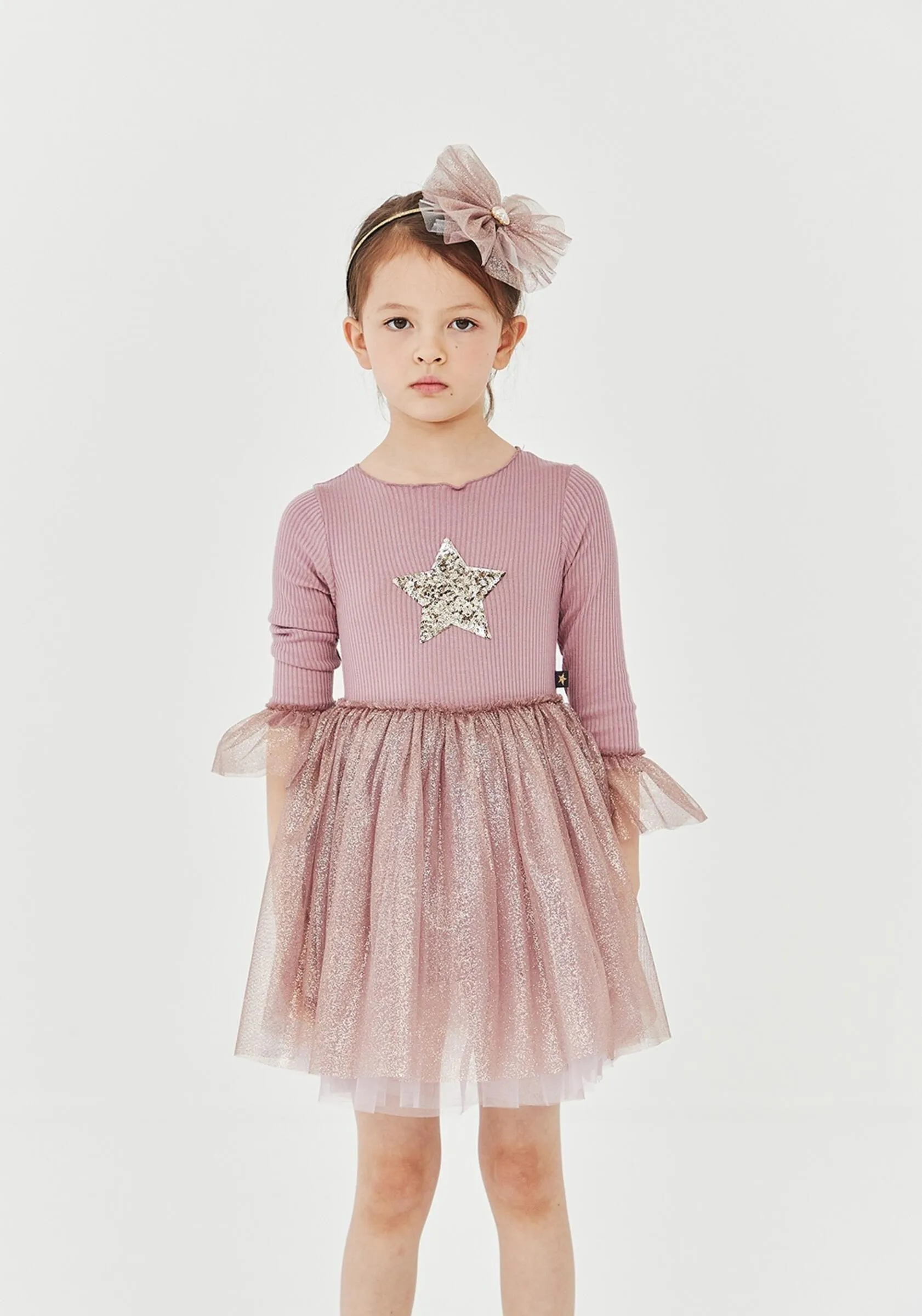 Tutu Dress | Long Sleeve in Dark Pink | Petite Hailey