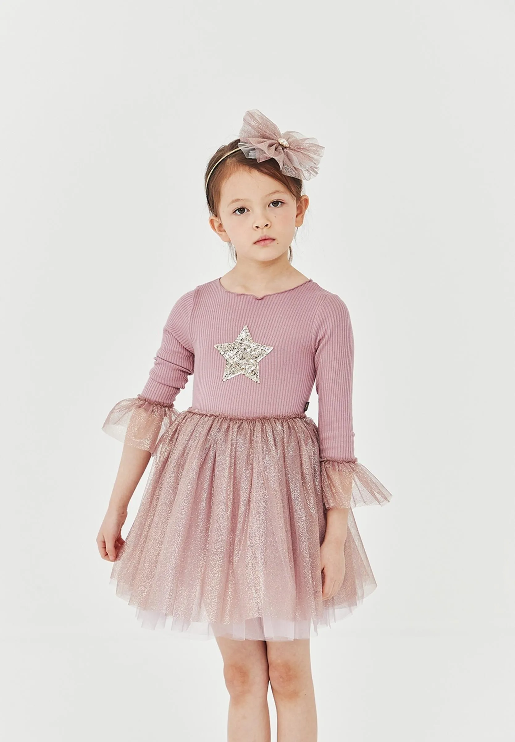 Tutu Dress | Long Sleeve in Dark Pink | Petite Hailey