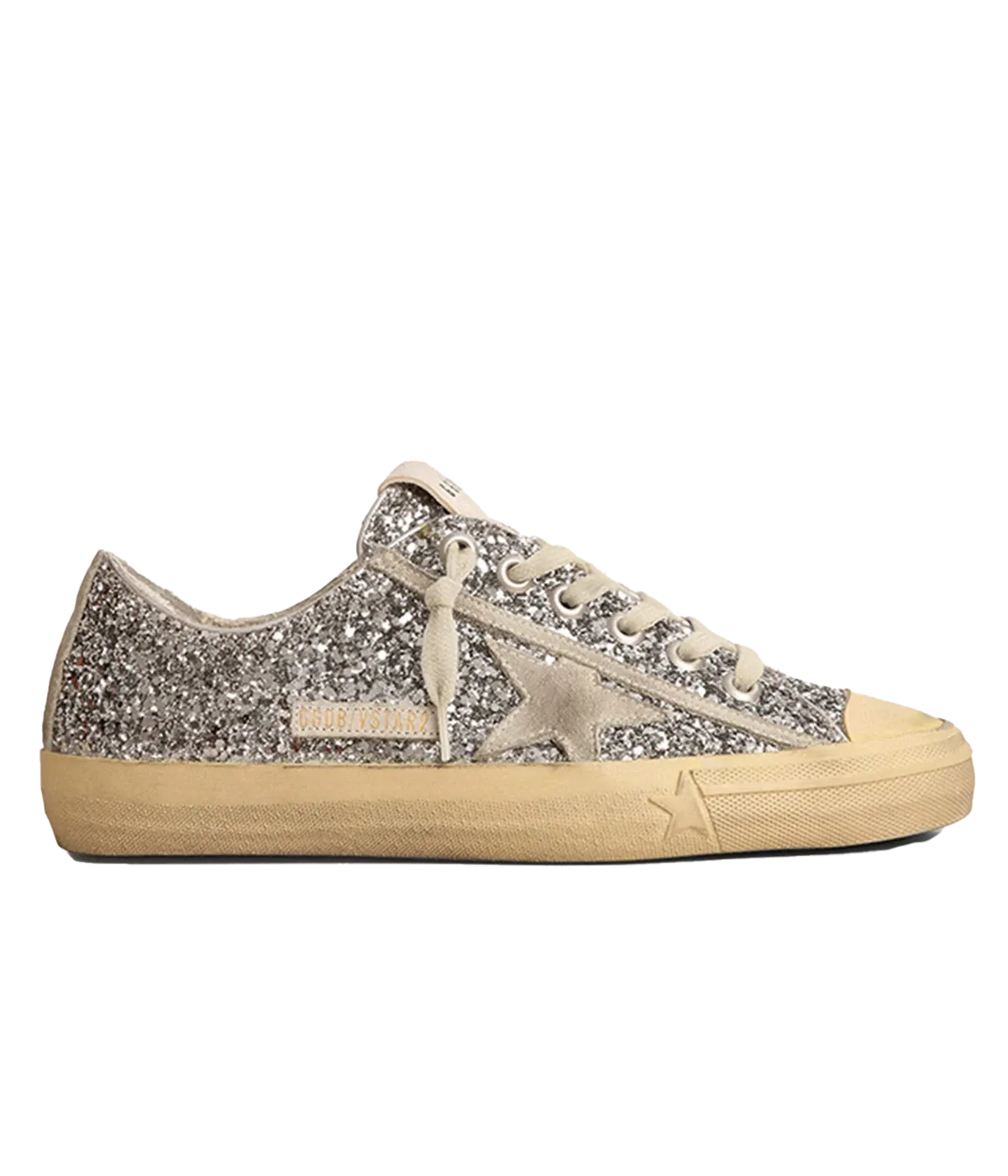 V-Star Glitter Sneaker in Silver & Ice