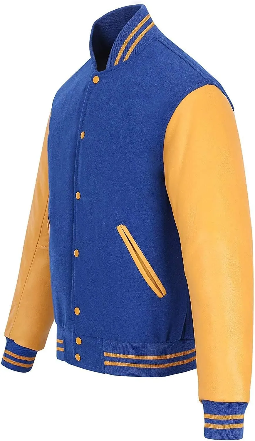 Varsity Jacket Baseball Letterman Jacket Wool and Leather Premium Quality Unisex Basketball Jacket