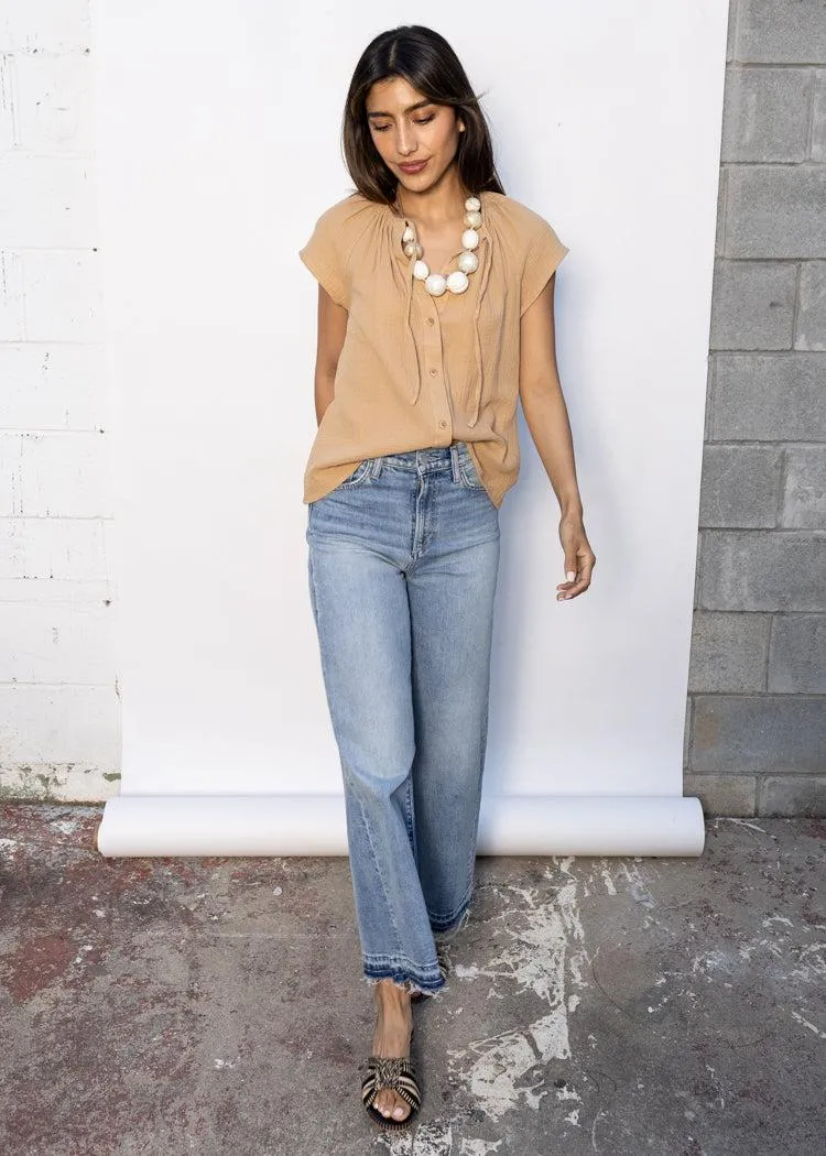 Velvet Heart Maxine Top- Oat ***FINAL SALE***