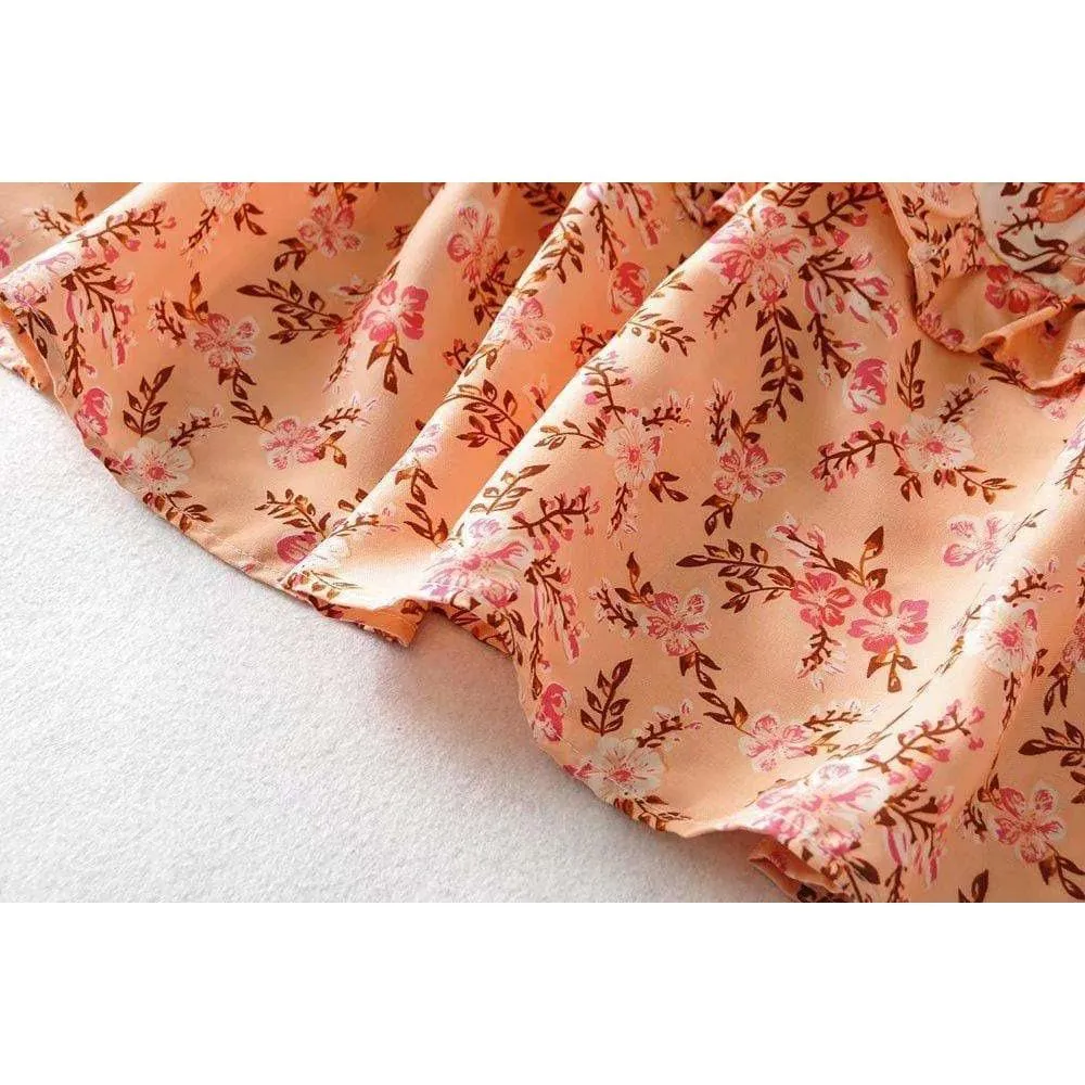 VINTAGE BOHO FLORAL SKIRT