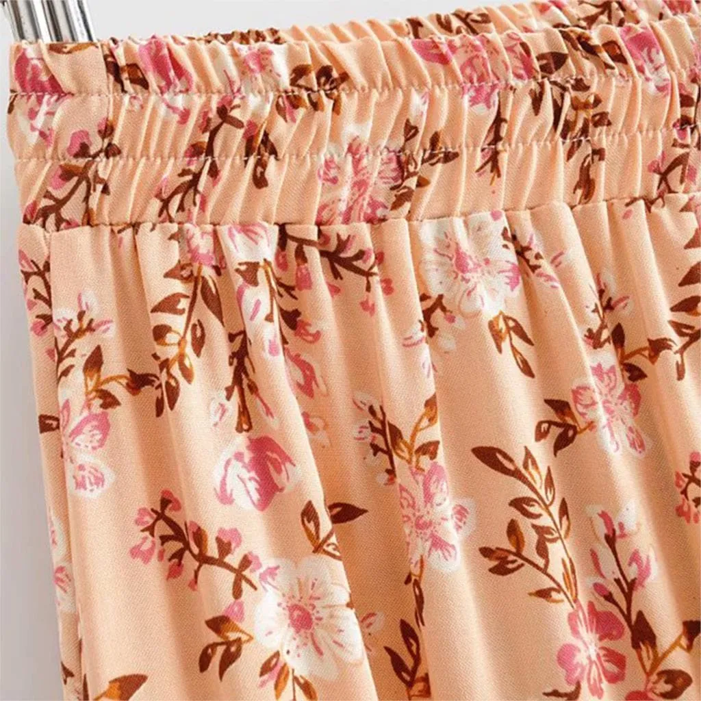 VINTAGE BOHO FLORAL SKIRT