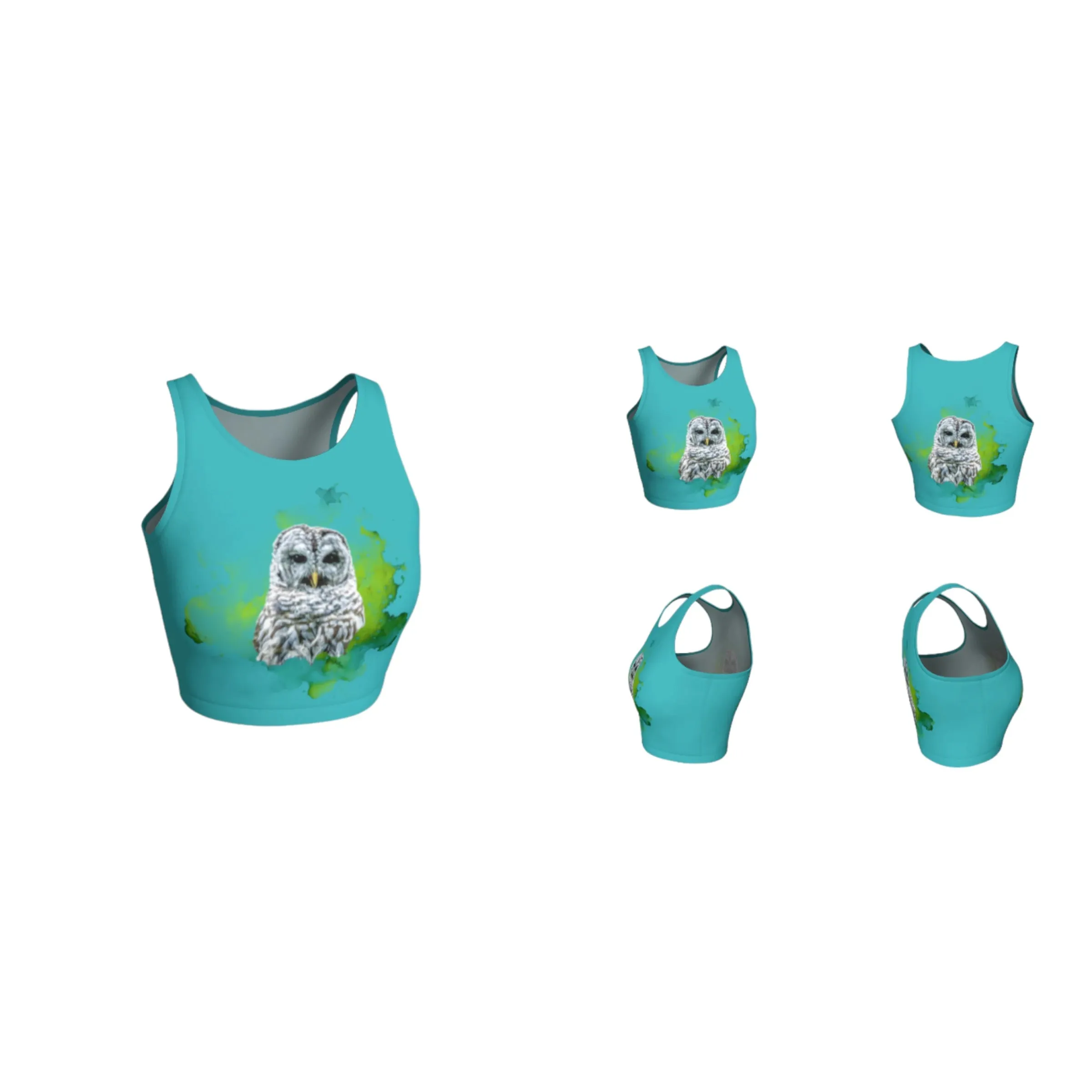 Wise Owl Active Crop Top