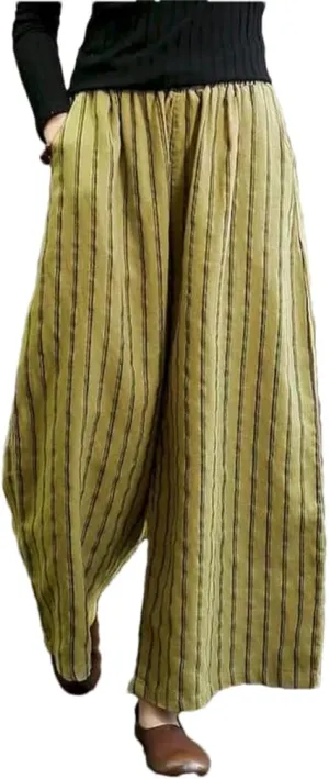 Women Harajuku Loose Casual Baggy Pants Vintage Summer Elastic Waisted Wide Leg Trousers