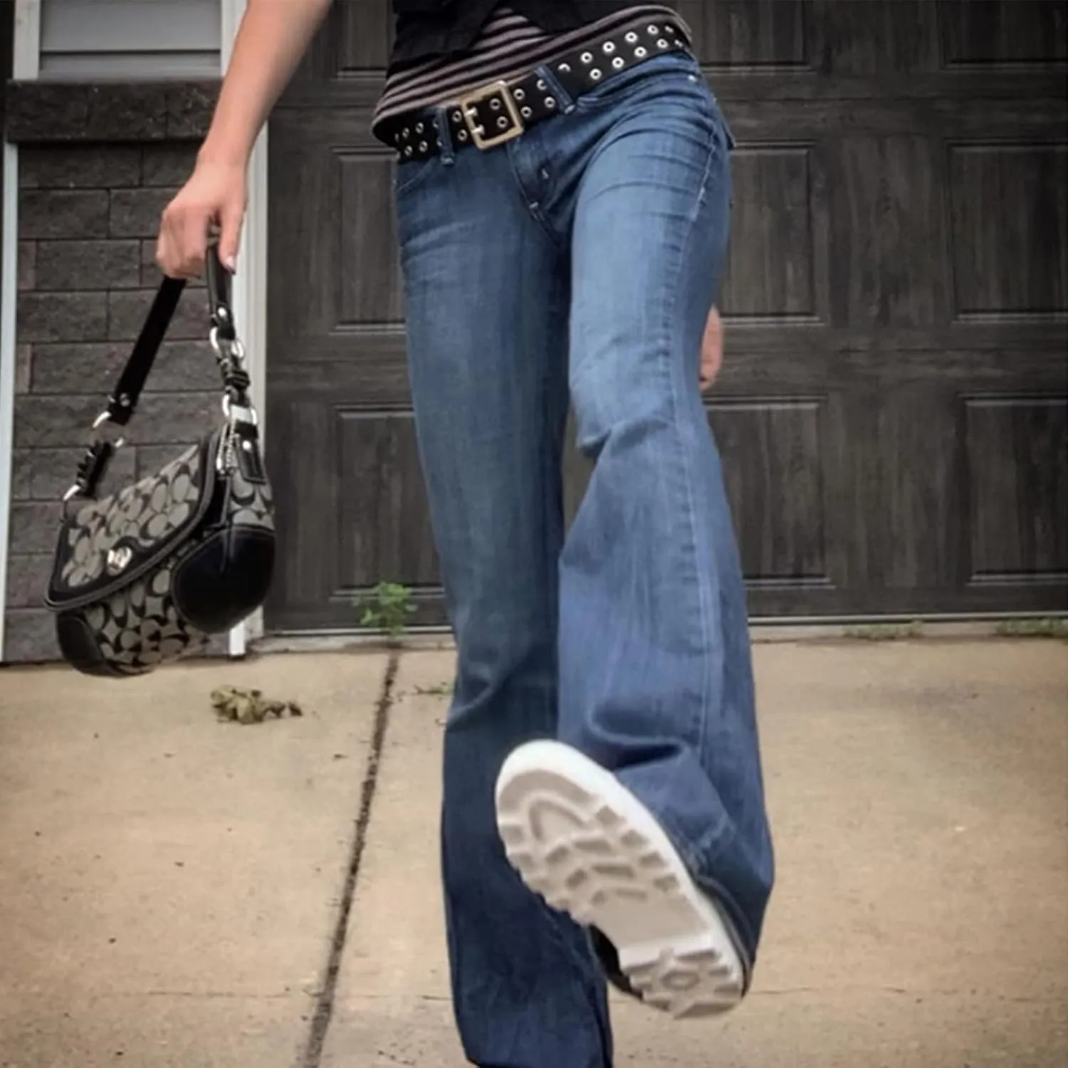 Women Wide Leg Jeans Baggy High Waist Denim Jeans Boyfriend Loose Vintage Straight Trousers Cargo Pants Streetwear