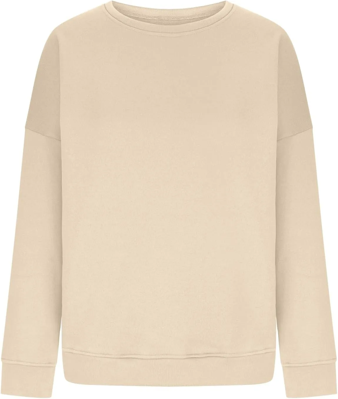 Womens Oversized Sweatshirts Loose Fit Trendy Crewneck Sweatshirts Casual Comfy Long Sleeve Pllover Tops