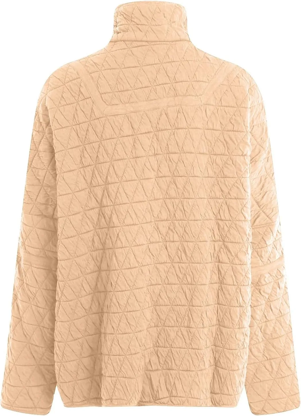 Women's Quilted Lightweight Jackets Long Sleeve Winter Cropped Cotton Padded Coat Jacket Tie Front Puffy Outwear