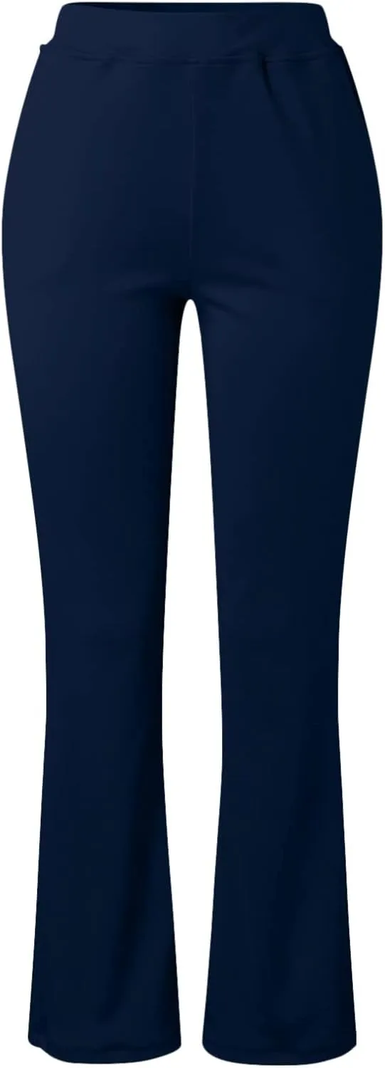 Work Pants for Women 2024 High Waist Stretch Soft Comfy Workout Yoga Pants Fashion Casual Business Trousers