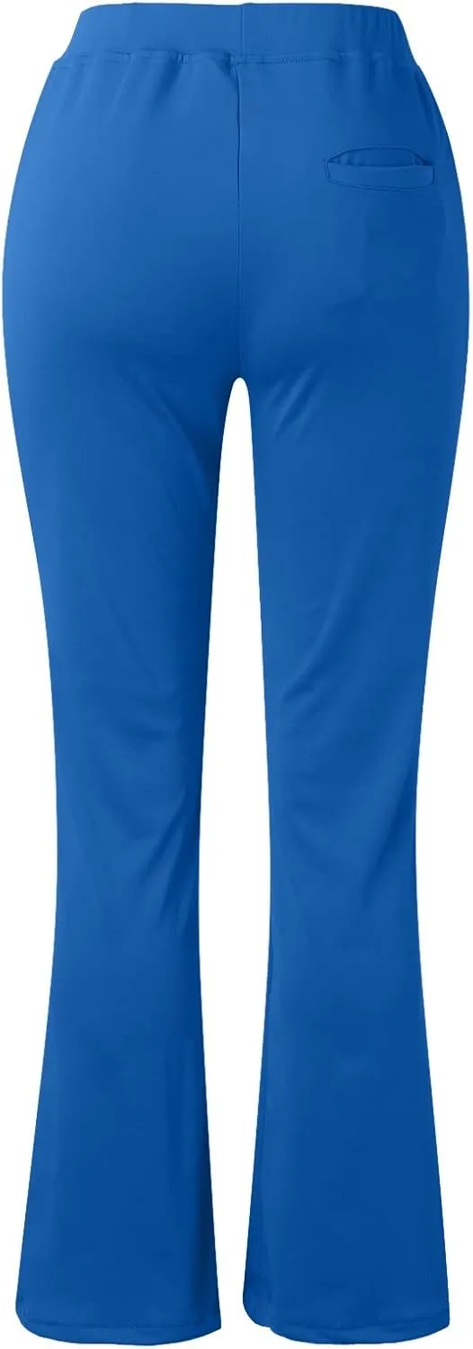 Work Pants for Women 2024 High Waist Stretch Soft Comfy Workout Yoga Pants Fashion Casual Business Trousers