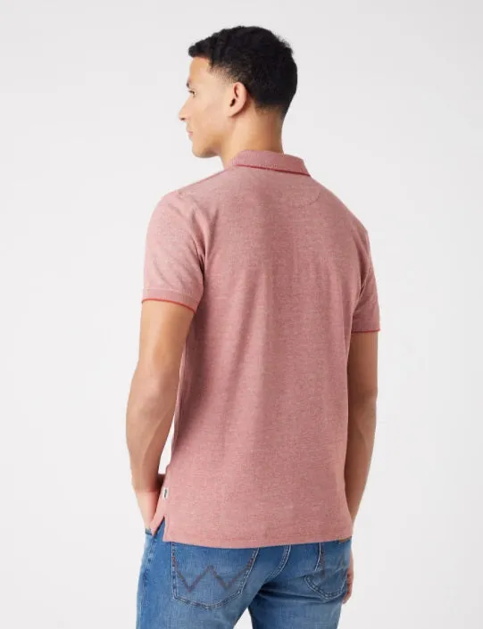 Wrangler Refined Polo Shirt - Etruscan Red