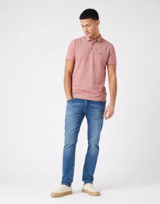 Wrangler Refined Polo Shirt - Etruscan Red