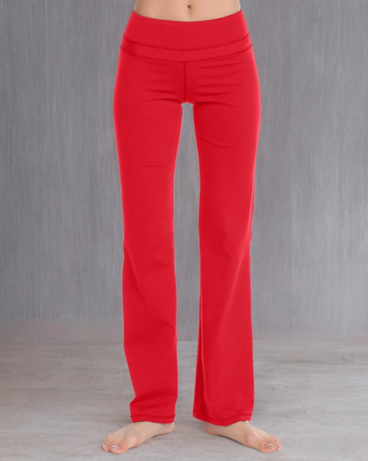 Zeronic Women's Bootcut Yoga Pants High Waist Tummy Control Long Bootleg Workout Running Flare Pants for Women Clothing