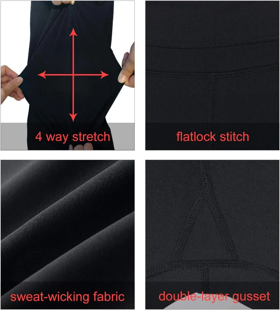 Zeronic Women's Bootcut Yoga Pants High Waist Tummy Control Long Bootleg Workout Running Flare Pants for Women Clothing